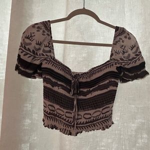 Aritzia Cropped Shirt